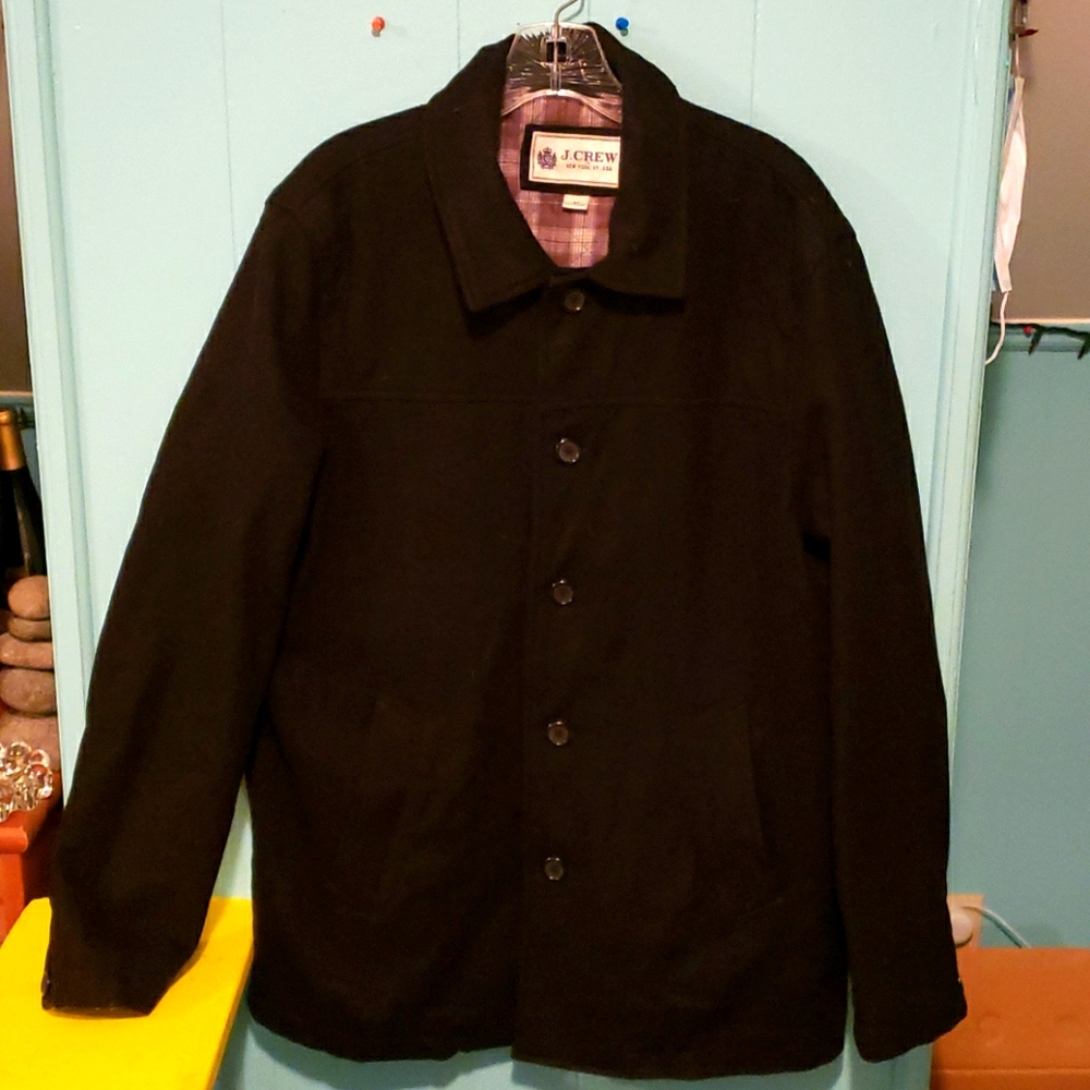 Classic J Crew Wool Coat